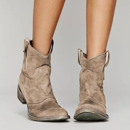 Hedda™ - Vintage Western Ankelboots