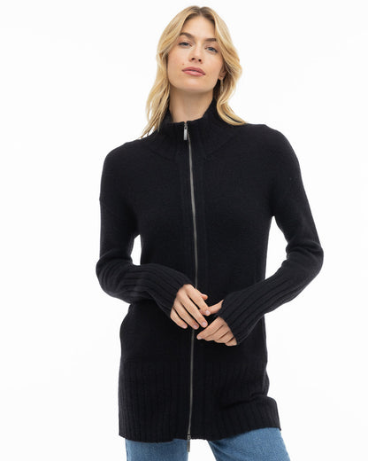 Astrid™ - Kashmirkofta med Dragkedja