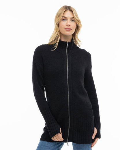 Astrid™ - Kashmirkofta med Dragkedja