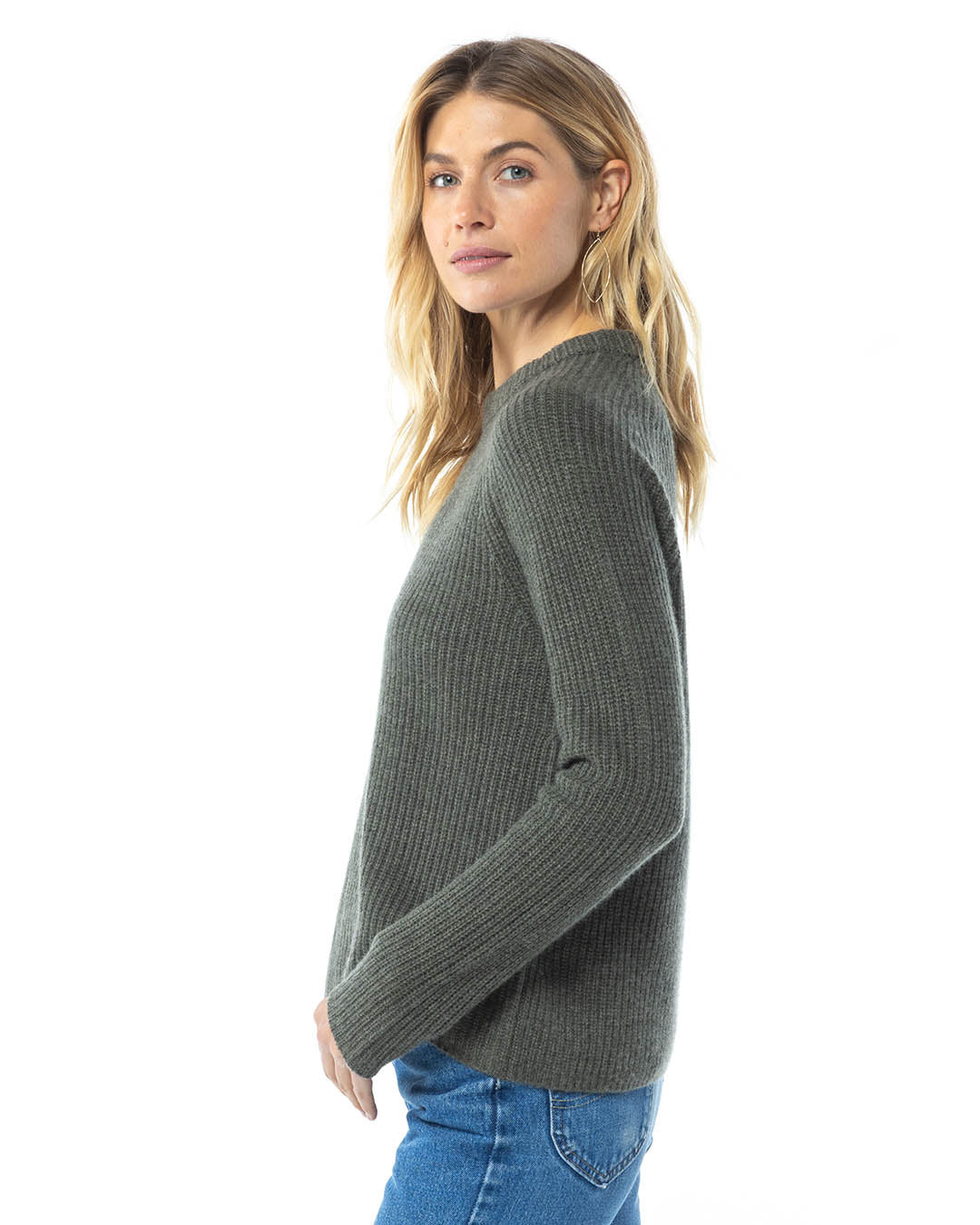 Ida™ - Kashmirtröja i Fiskarstil