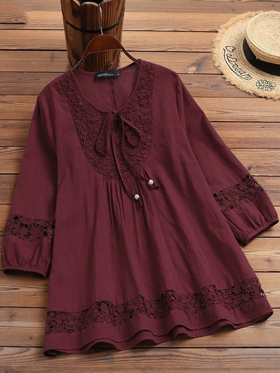 Doretta™ – Bohemisk Spetsblus