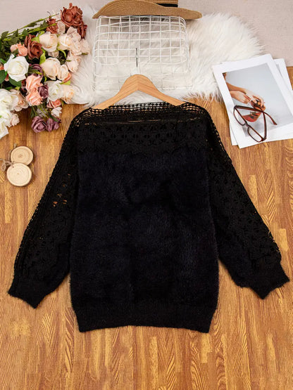 Spetsdetalj Tröja | Tillsammans mot Bröstcancer