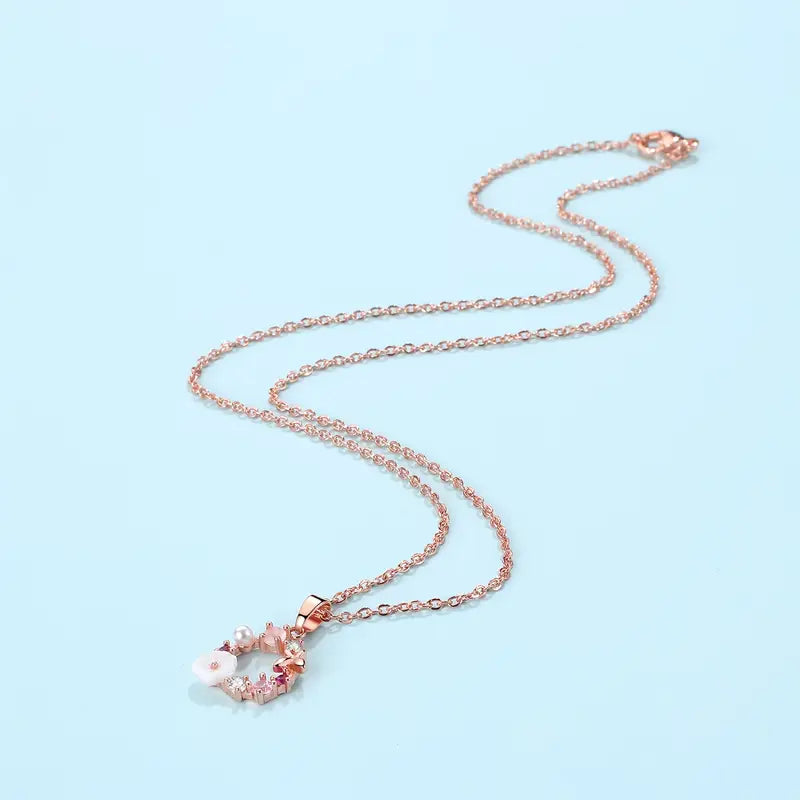 Romantiskt Körsbärsblom Halsband | Tillsammans mot Bröstcancer