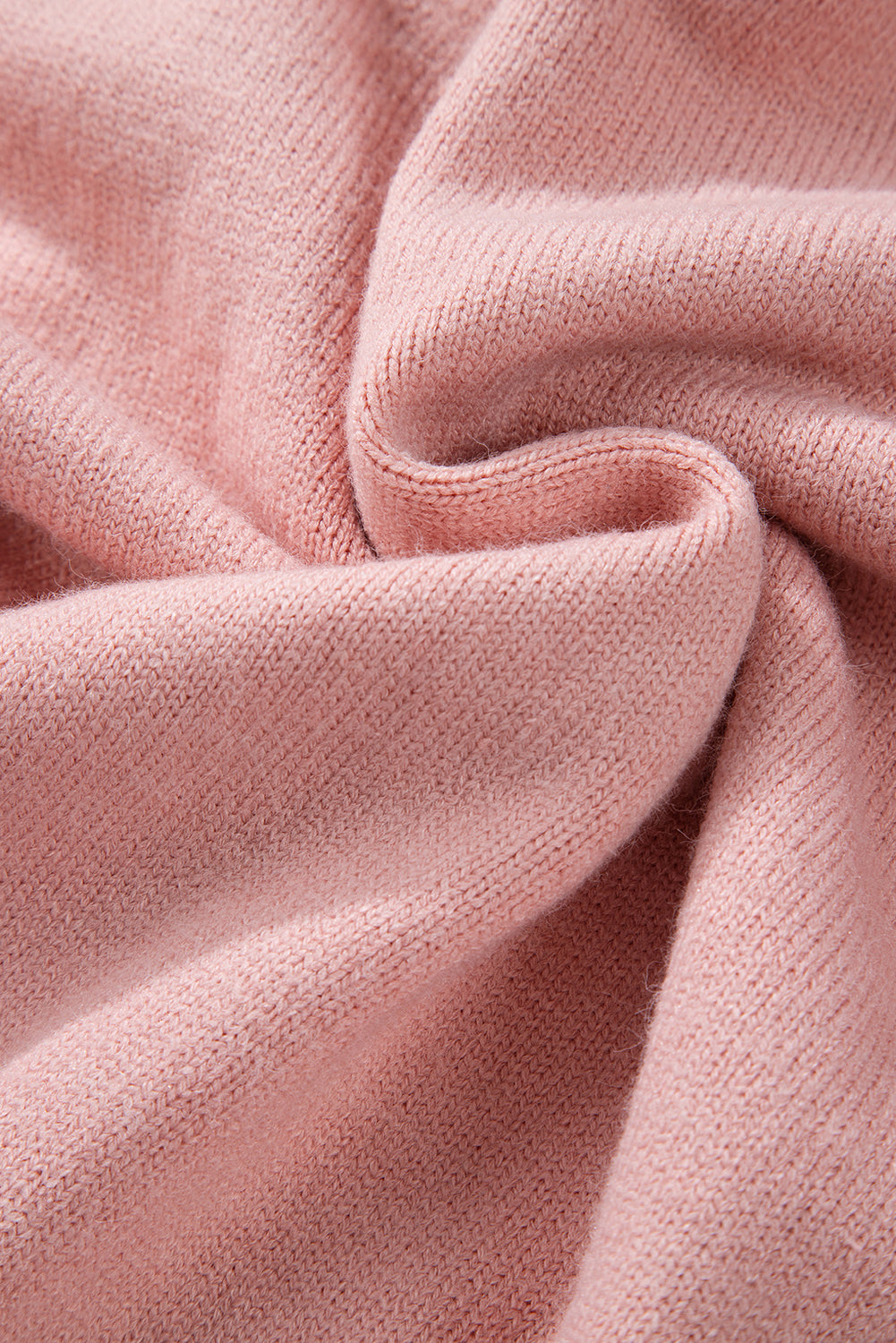 Pink™ – Stickad Kofta med Pärlknappar