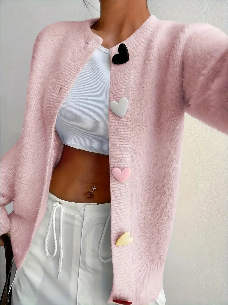 Mjuk hjärtknäppt kofta | Tillsammans mot bröstcancer