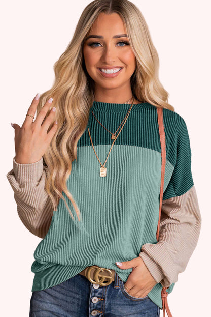 Elira™ - Ribbad Løs Tröja