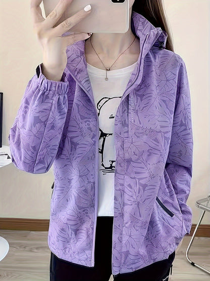 Joana™ - Vindtät Mönstrad Jacka