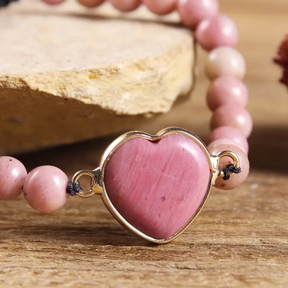 Hjärtberlock Armband | Tillsammans mot Bröstcancer