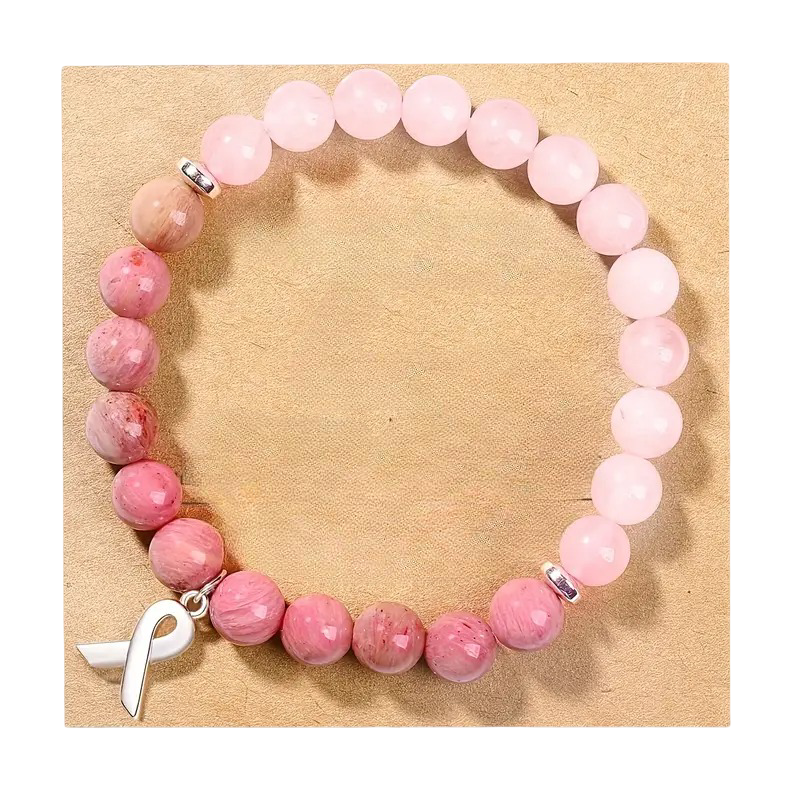 Rosa Pärlarmband | Tillsammans mot Bröstcancer