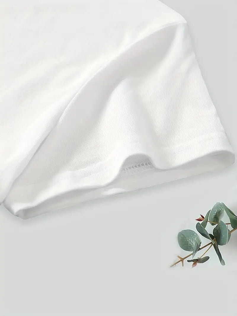 Tanja™ - Blommig T-shirt med Kort Ärm för Dam