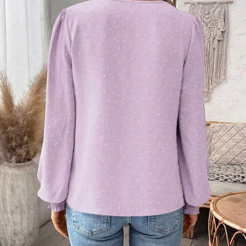 Dina™ - Pustende langermet bluse