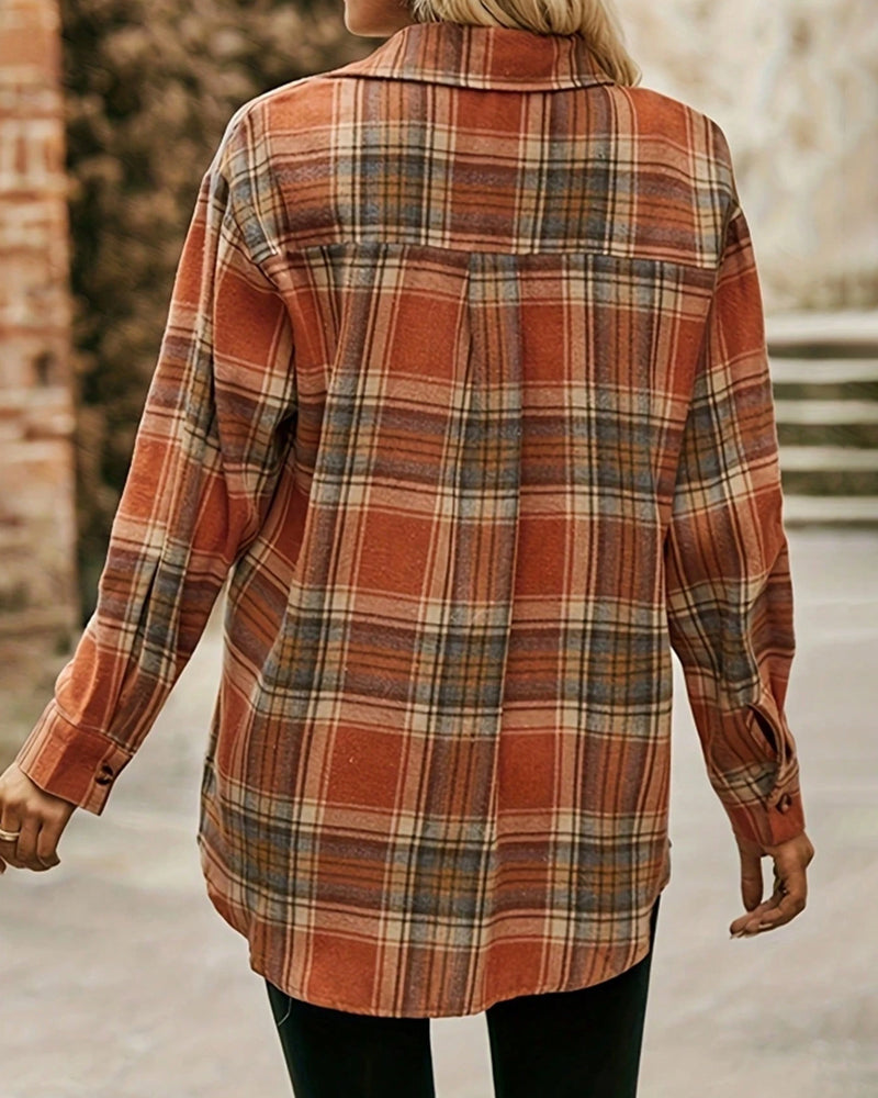 Amara™ - Rutig Modeskjorta