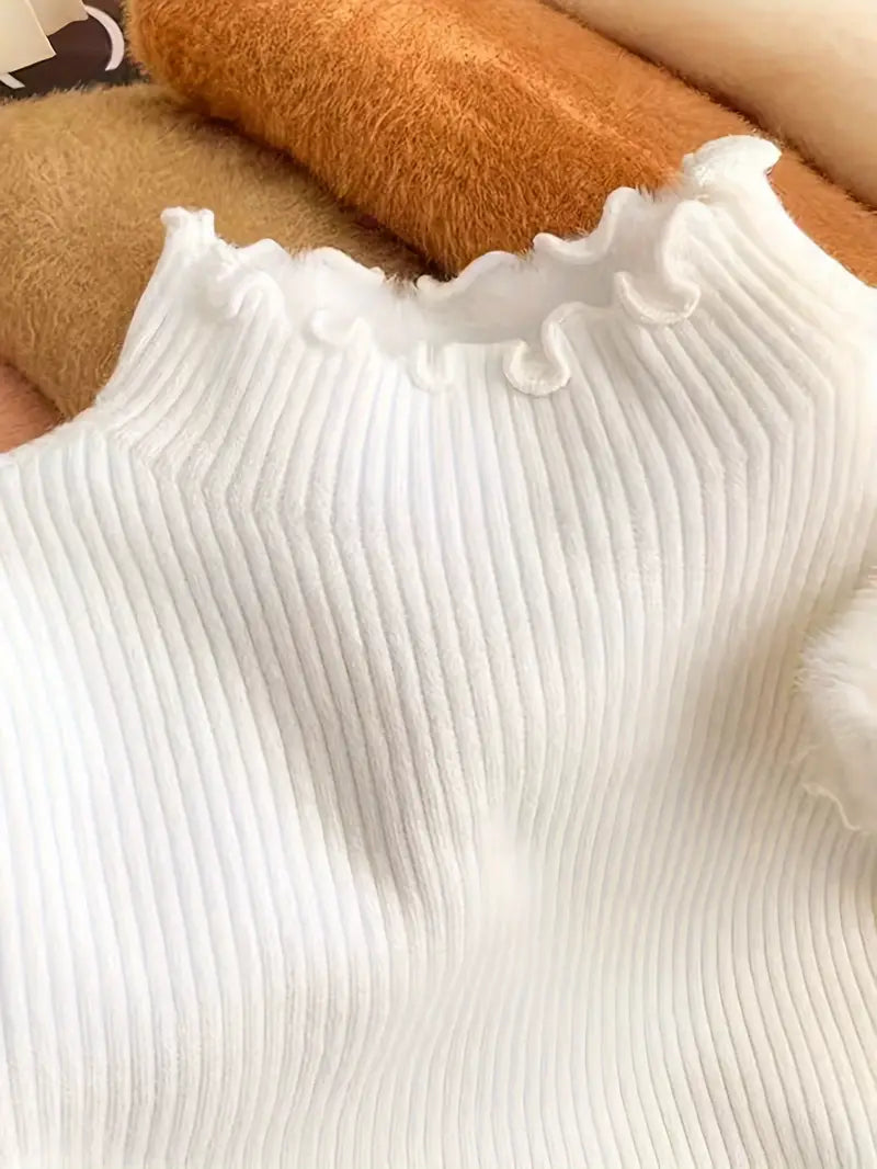 Hög Hals Stickad Tröja | Tillsammans mot Bröstcancer