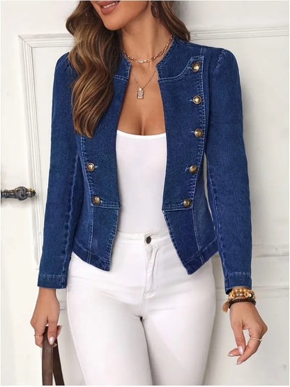 Ava™ - Klassisk Jeansblazer