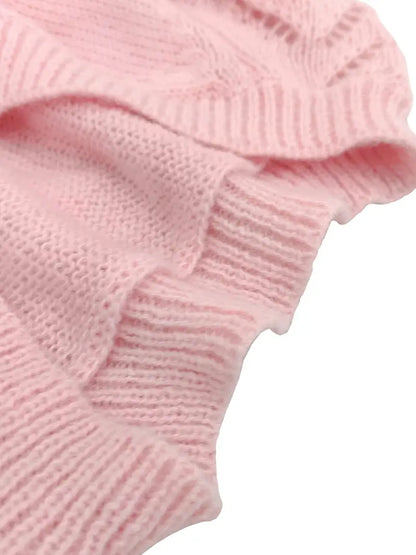 Överdimensionerad V-ringad Tröja | Tillsammans mot Bröstcancer