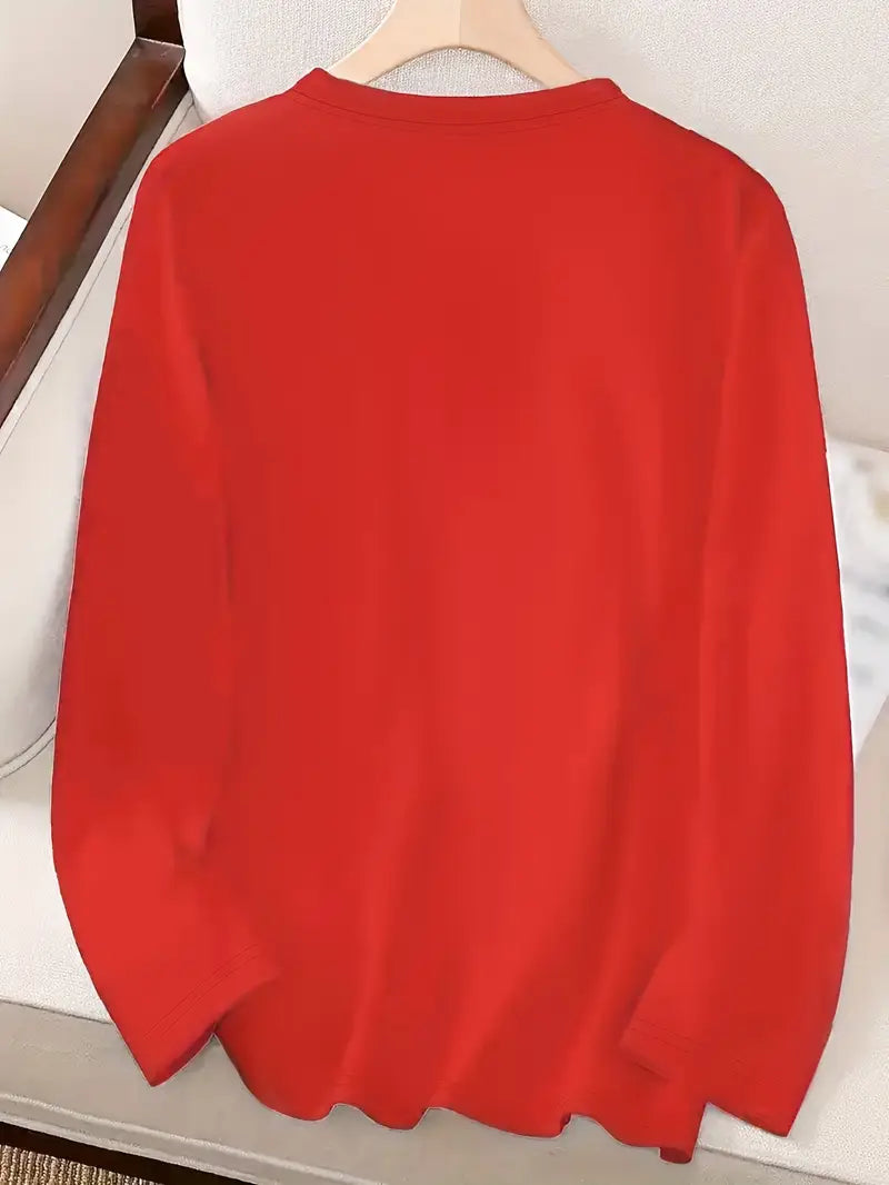 Hjärtmönster Sweatshirt | Tillsammans mot Bröstcancer