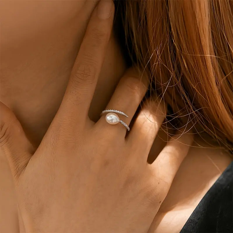 Oval Geometrisk Imitationsring | Tillsammans mot Bröstcancer