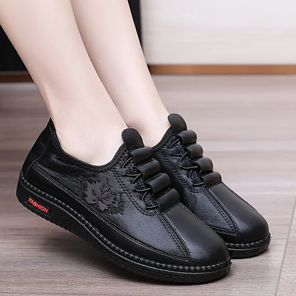 Indra™ - Läder Ortopediska Skor