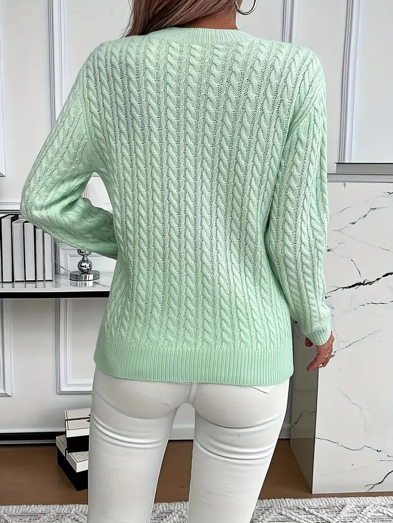 Eliza™ - Långärmad Oversize Tröja
