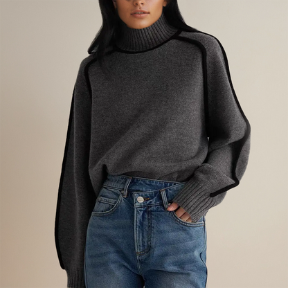 Sabine™ - Elegant Stickad Turtleneck