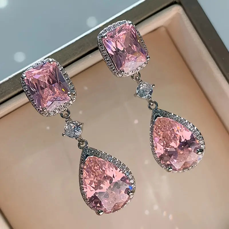 Eleganta Hängande Örhängen | Tillsammans mot Bröstcancer