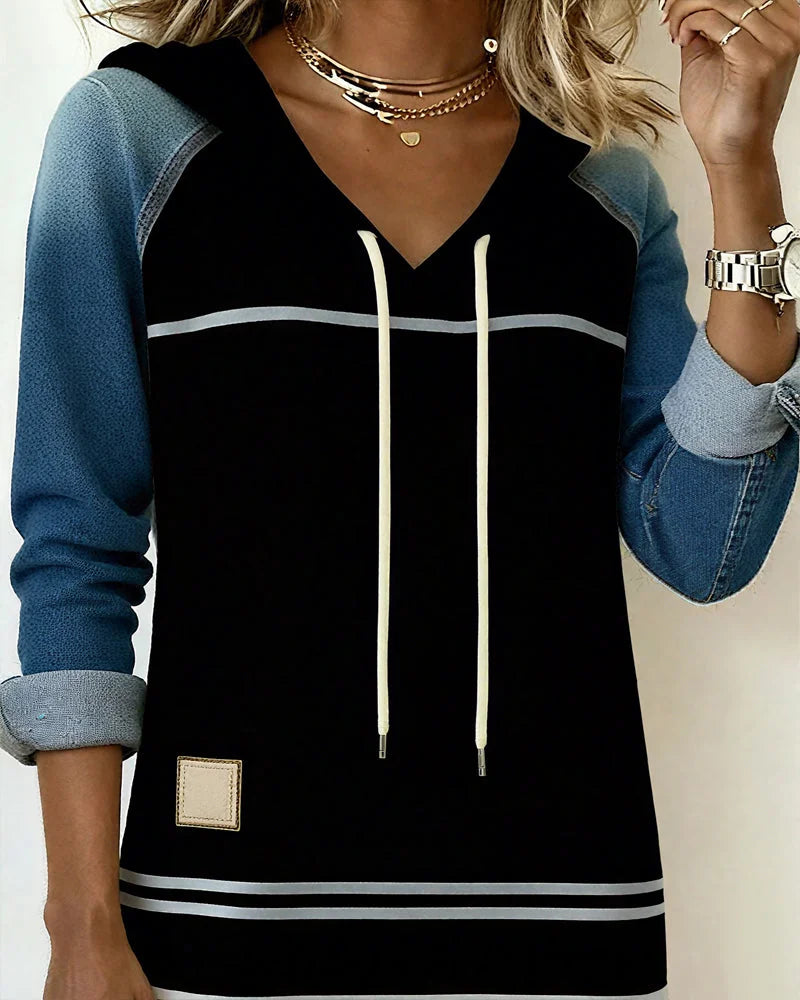 Liona™ - Randig Huvklänning