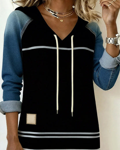 Liona™ - Randig Huvklänning