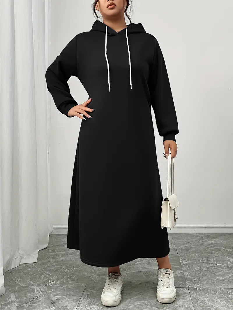 Lilla™ - Bekväm Hoodieklänning