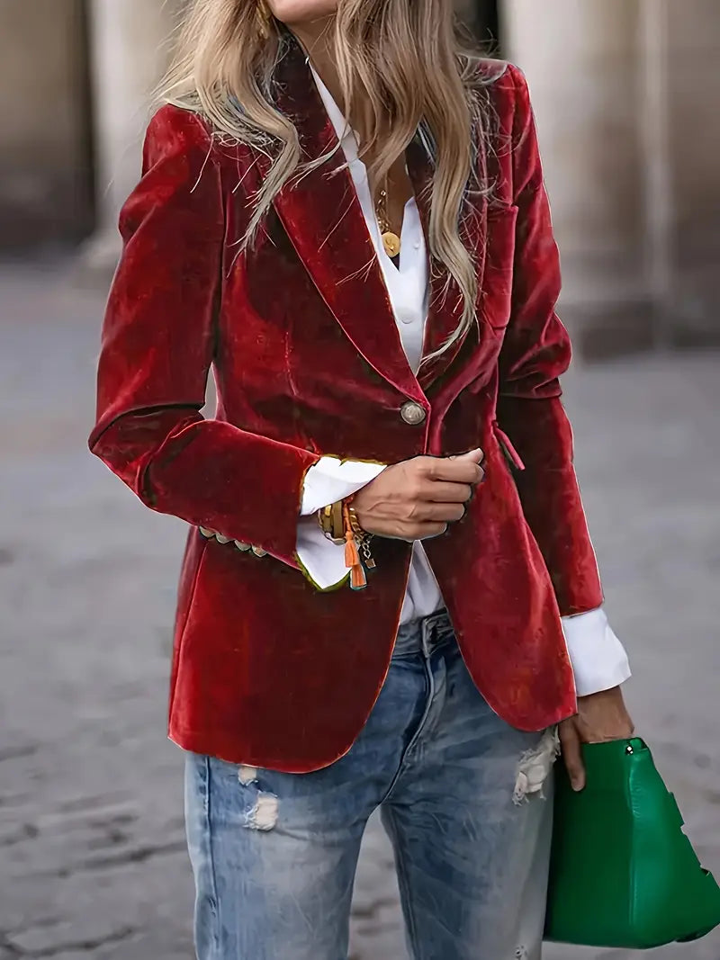 Bel™ - Elegant Jacka med Knäppning