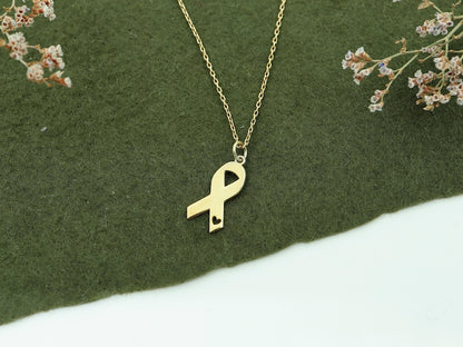 Hjärt band Halsband | Tillsammans mot Bröstcancer