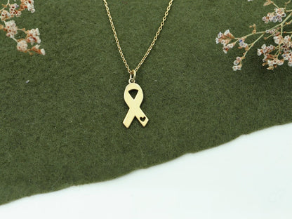 Hjärt band Halsband | Tillsammans mot Bröstcancer