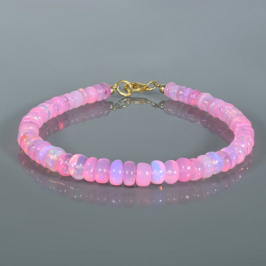 Rosa Opalarmband | Tillsammans mot Bröstcancer