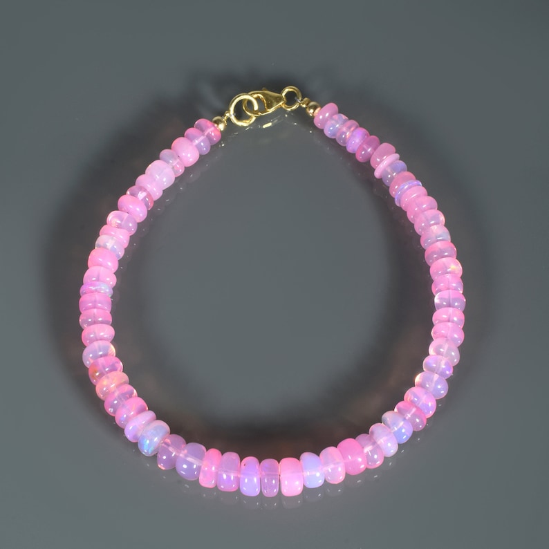 Rosa Opalarmband | Tillsammans mot Bröstcancer