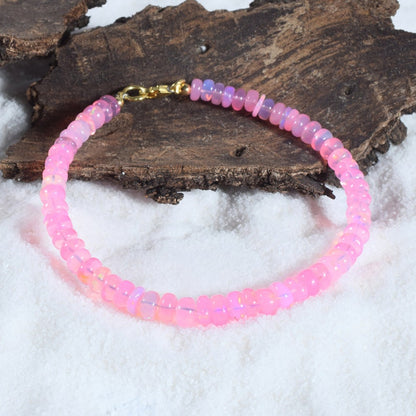 Rosa Opalarmband | Tillsammans mot Bröstcancer