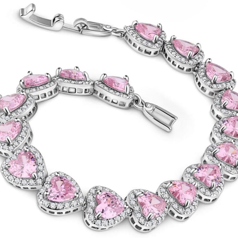 Lyxigt Hjärta Armband | Tillsammans mot bröstcancer