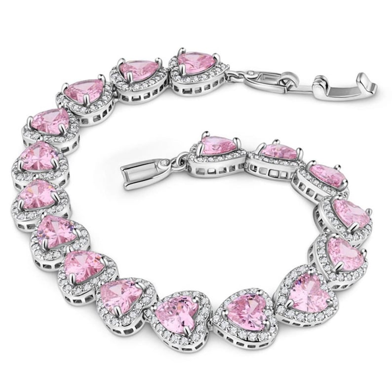 Lyxigt Hjärta Armband | Tillsammans mot bröstcancer