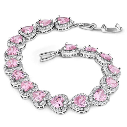 Lyxigt Hjärta Armband | Tillsammans mot bröstcancer