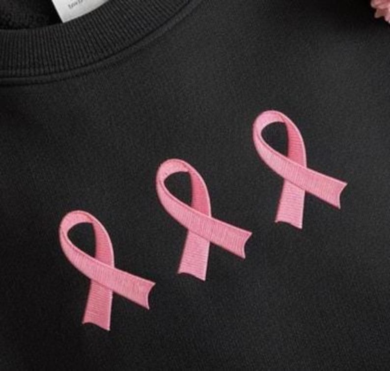 Rosa Band Sweatshirt | Tillsammans mot Bröstcancer