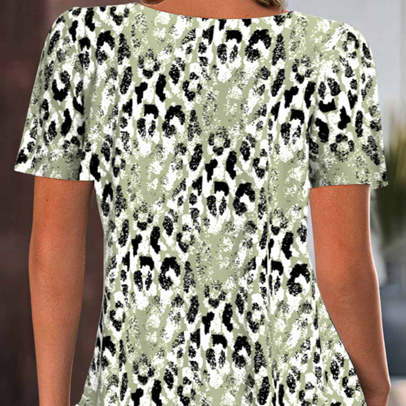 Felsa™ – Casual tryckt rundhalsad kortärmad topp