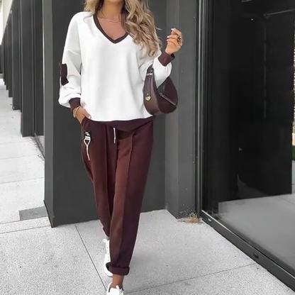 Eloira™ - Avslappnat Topp Byxset